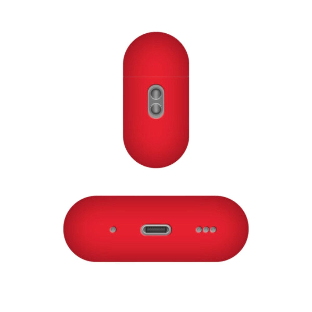 AirPods Pro (3. gen.) Fixed Silikon Deksel - Rød