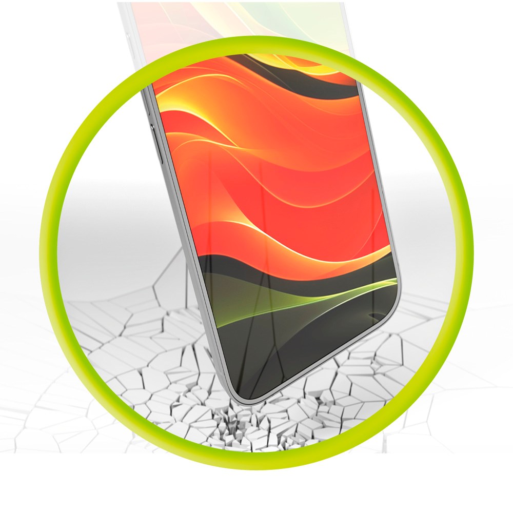 iPhone 17e / 16e / 14 / 13 / 13 Pro Mobile Origin Beskyttelsesglass - Case Friendly - 2 Pack - Gjennomsiktig