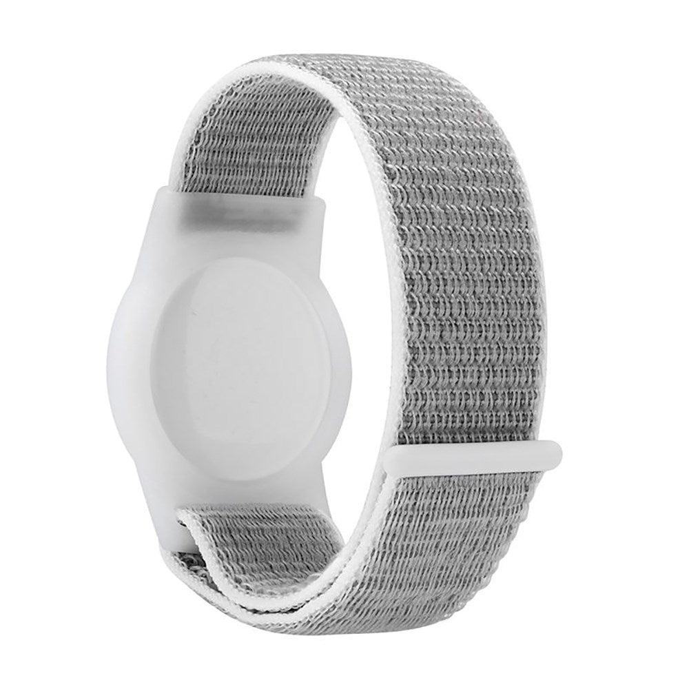 Apple AirTag 1. & 2. Gen. Nylon Beskyttelsesdeksel m. Stropp - Grå