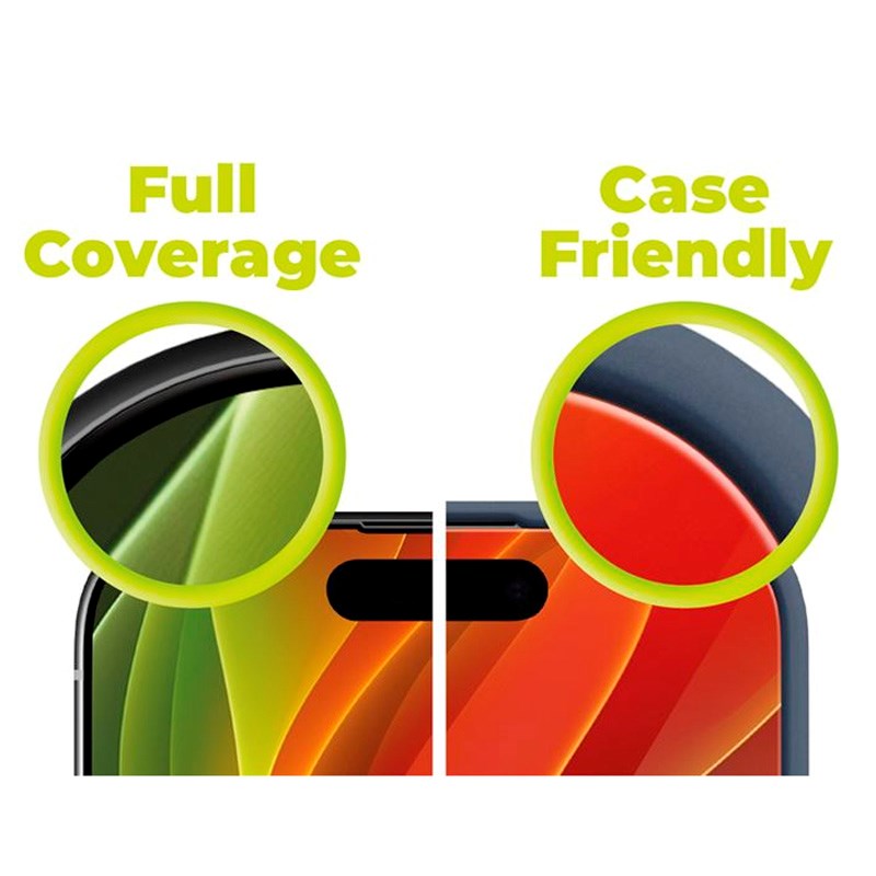 Samsung Galaxy S23 Mobile Origin EasyGlass Skjermbeskytter - Gjennomsiktig / Svart Kant