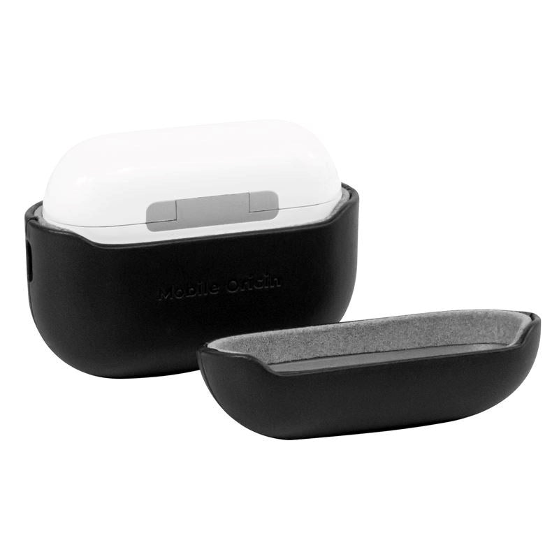Mobile Origin Apple AirPods Pro (2. Gen.) Ekte Skinn Deksel - Svart