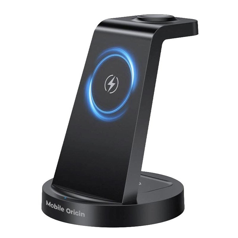 Mobile Origin 3-i-1 Qi2 Trådløs Lader til Samsung - Svart