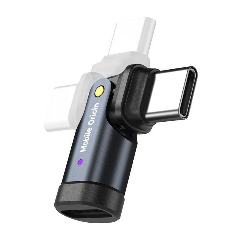 Mobile Origin 240W USB-C Rotasjonsadapter - Grå