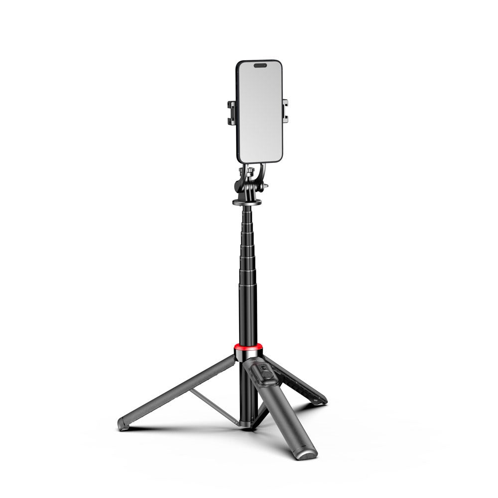 Mobile Origin 2-i-1 Magnetisk Tripod Selfie Stang – MagSafe Kompatibel – Svart