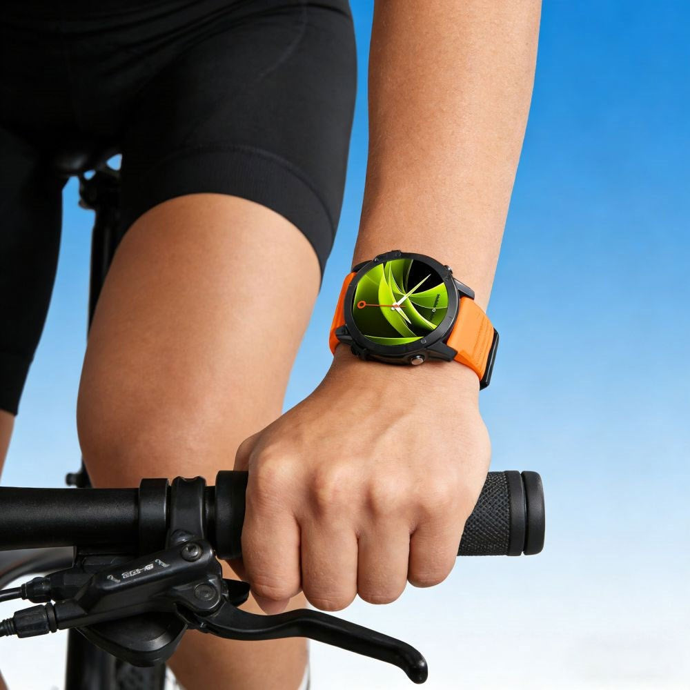 Mobile Origin Universal Garmin Stropp (22 mm QuickFit) – Silikon – Oransje