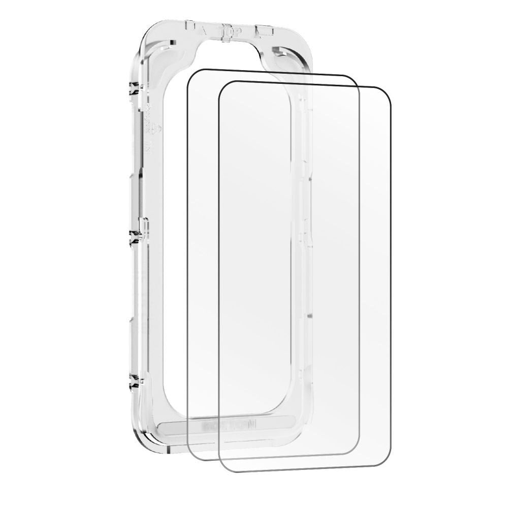 iPhone 17 Pro Max / 16 Pro Max Mobile Origin EasyGlass Skjermbeskyttelsesglass - 2 stk. - Gjennomsiktig