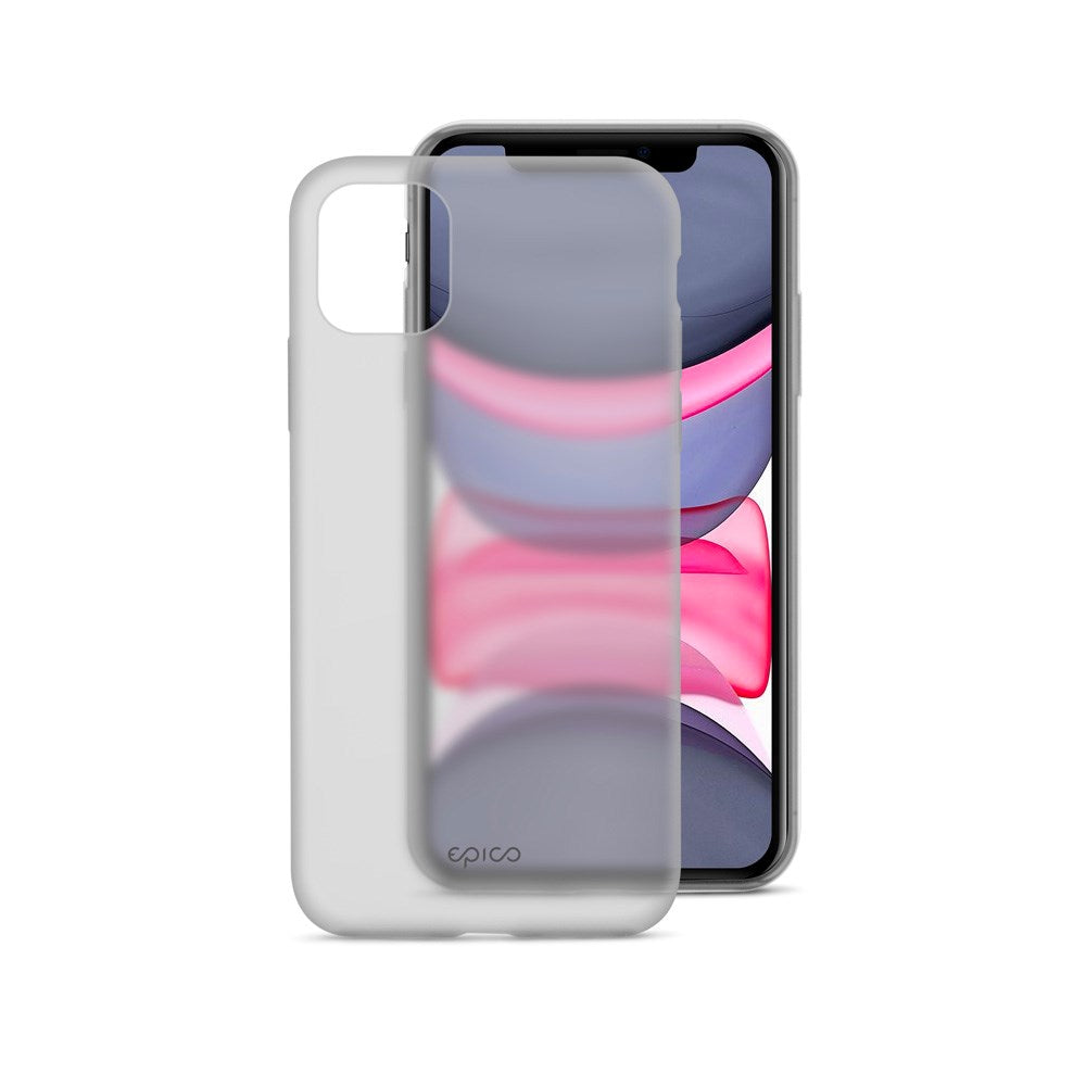 iPhone 11 Epico Silikon Deksel - Gjennomsiktig / Svart