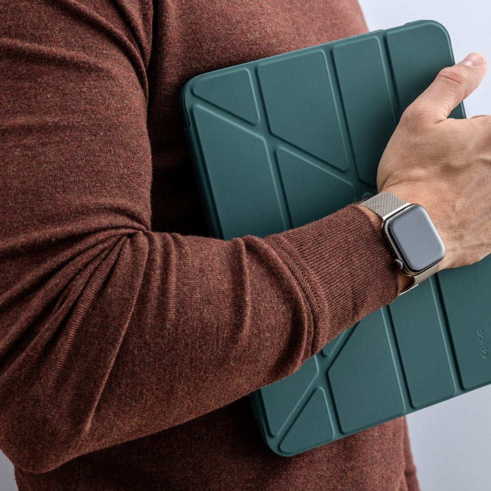 iPad Air 11-10.9" (2026-2020) / Pro 11" (2022-2018) Epico Hero Flip Case - Origami - Grønn