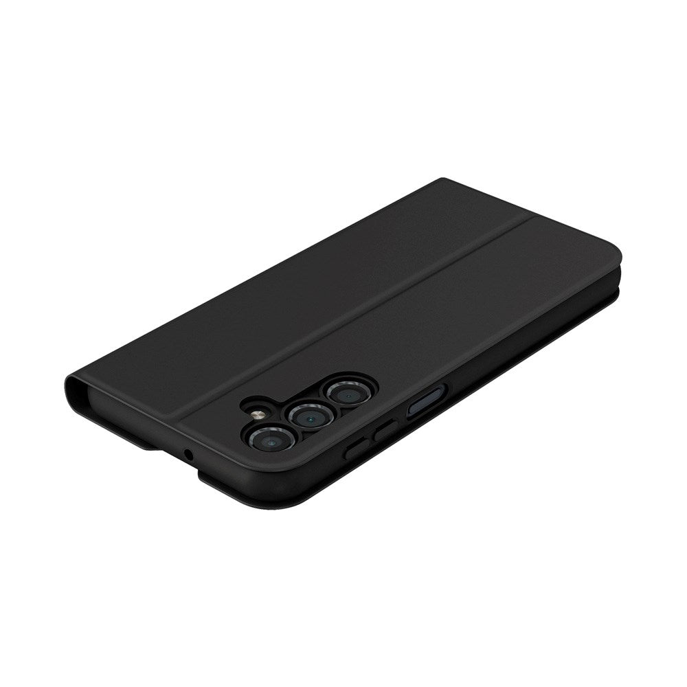 Spello Samsung Galaxy A16 (4G/5G) Kunstskinn Flip Deksel med Stativfunksjon - Svart