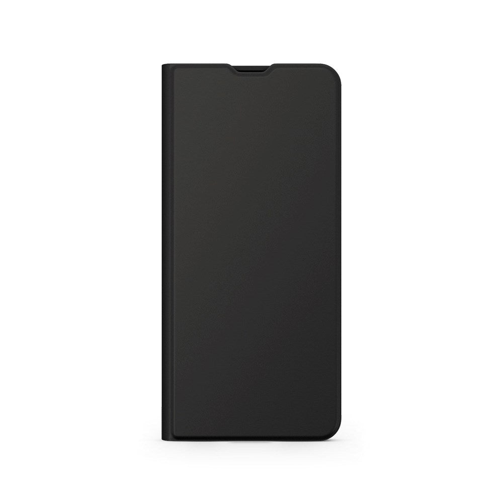 Spello Xiaomi Redmi 14C Kunstskinn Flip Deksel med Stativfunksjon - Svart
