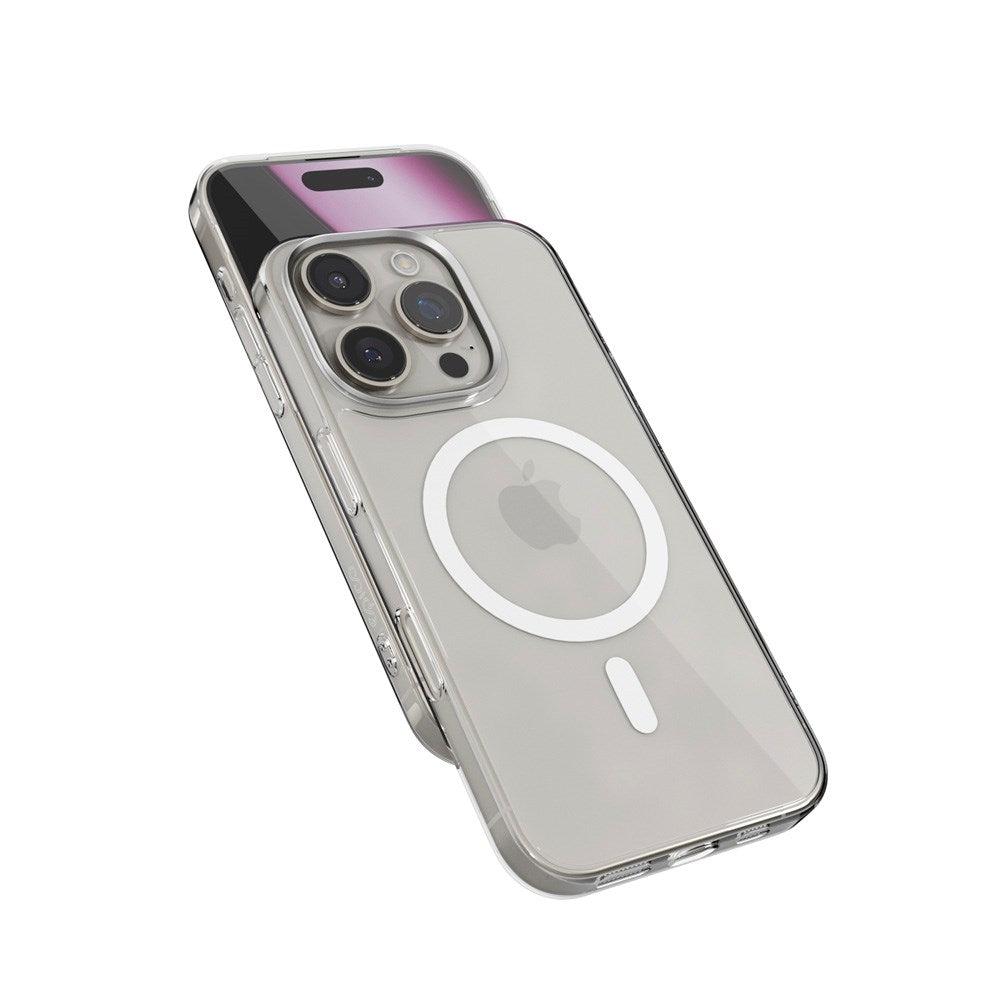 iPhone 16 Pro Max Epico SlimGlass Mag+ Deksel - MagSafe Kompatibel - Gjennomsiktig