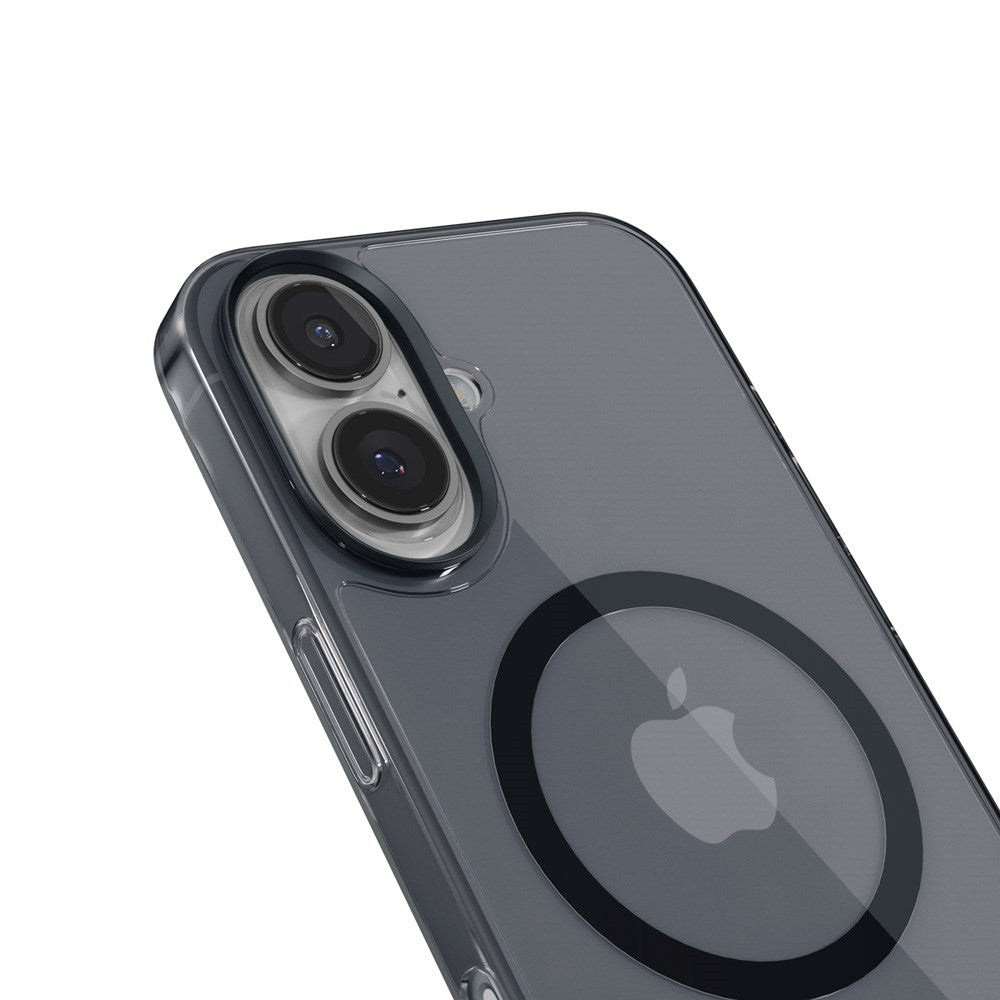 iPhone 16 Epico SlimGlass Mag+ Deksel - MagSafe Kompatibel - Svart