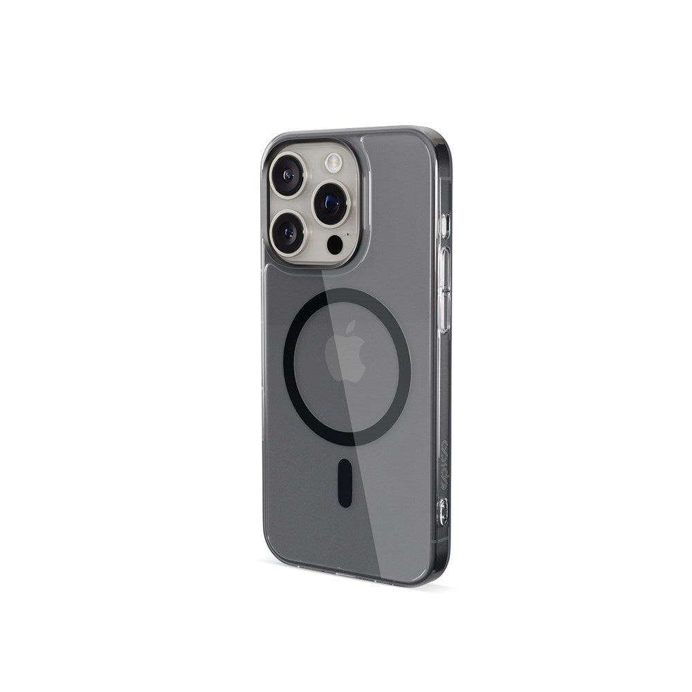 iPhone 16 Pro Epico SlimGlass Mag+ Deksel - MagSafe Kompatibel - Svart