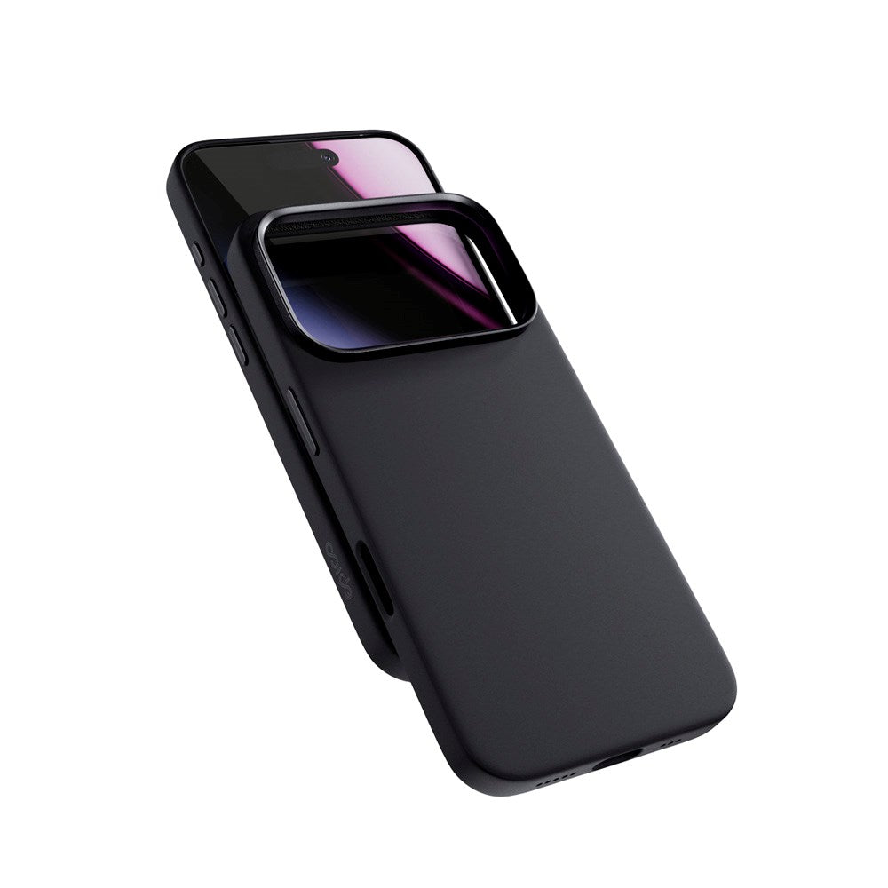 iPhone 17 Pro Max Epico Silicone Pro Mag+ Deksel - MagSafe Kompatibel - Black