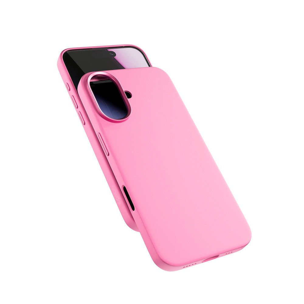 iPhone 17 Epico Silicone Pro Mag+ Deksel - MagSafe Kompatibel - Hot Pink
