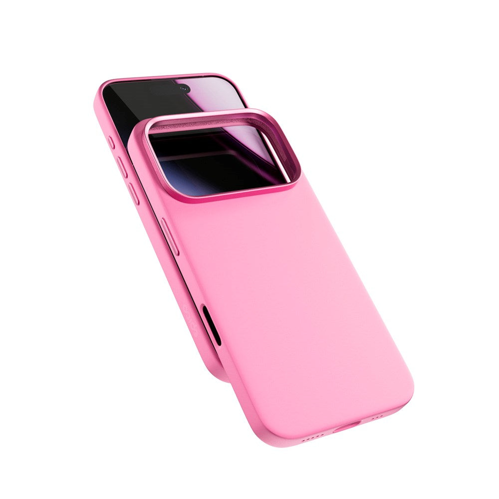 iPhone 17 Pro Max Epico Silicone Pro Mag+ Deksel - MagSafe Kompatibel - Hot Pink