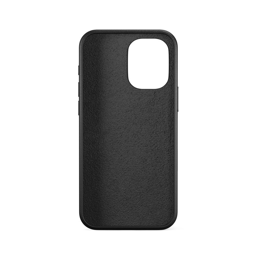 iPhone 17 Epico Leather Pro Mag+ Deksel - MagSafe Kompatibel - Svart