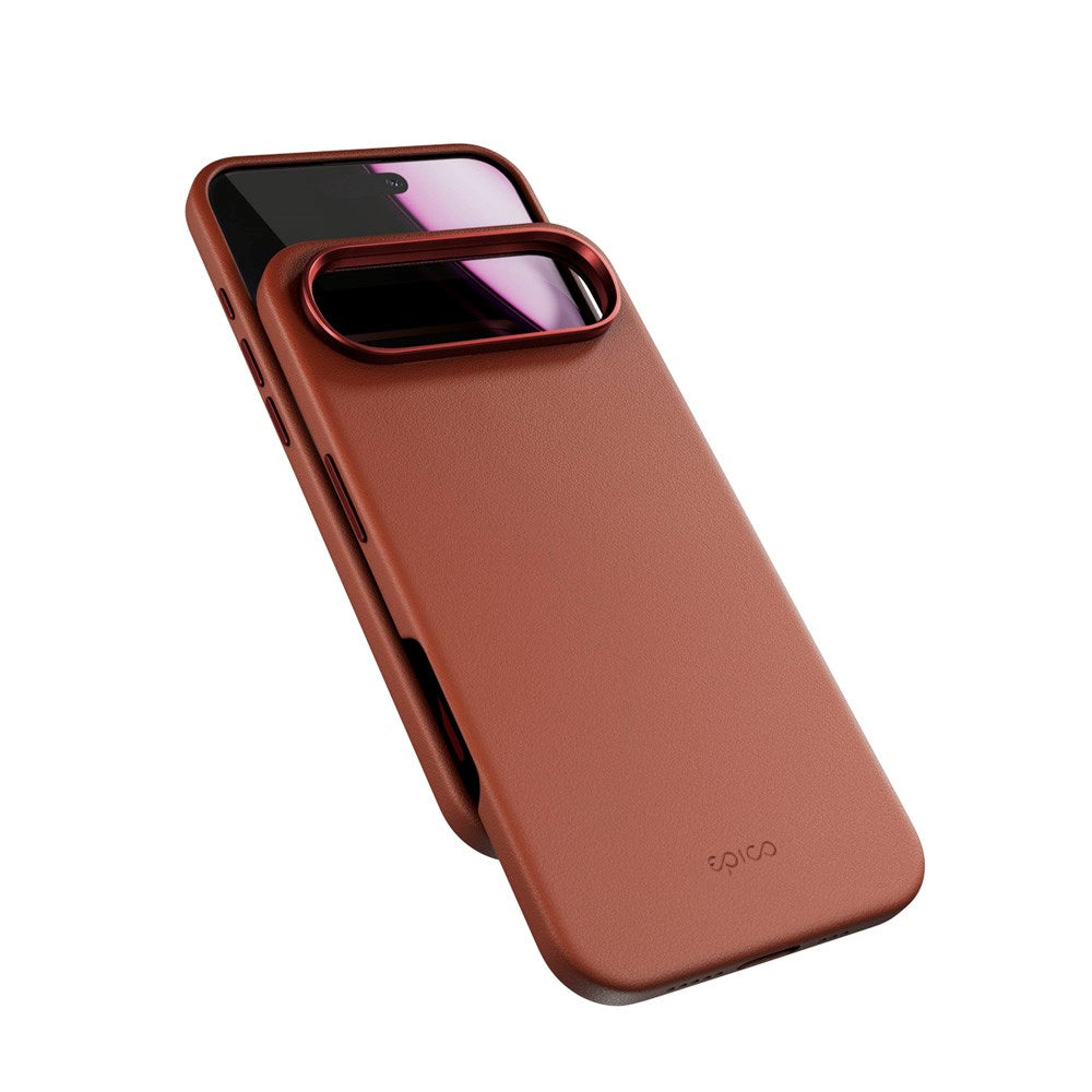 iPhone Air Epico Leather Pro Mag+ Deksel - MagSafe Kompatibel - Brun