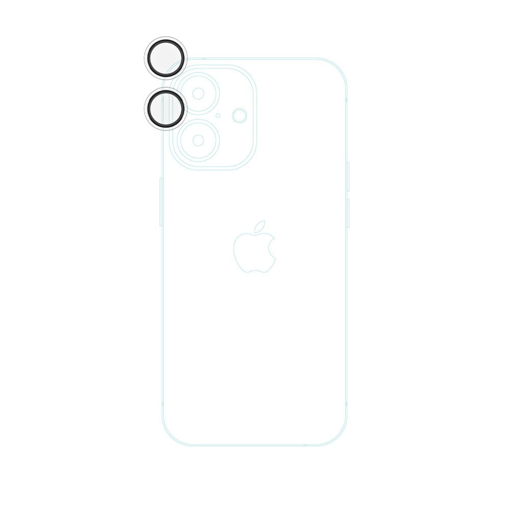 iPhone 17 Epico Glass Lens Kameralinsebeskyttelsesglass m. Monteringsramme - Gjennomsiktig