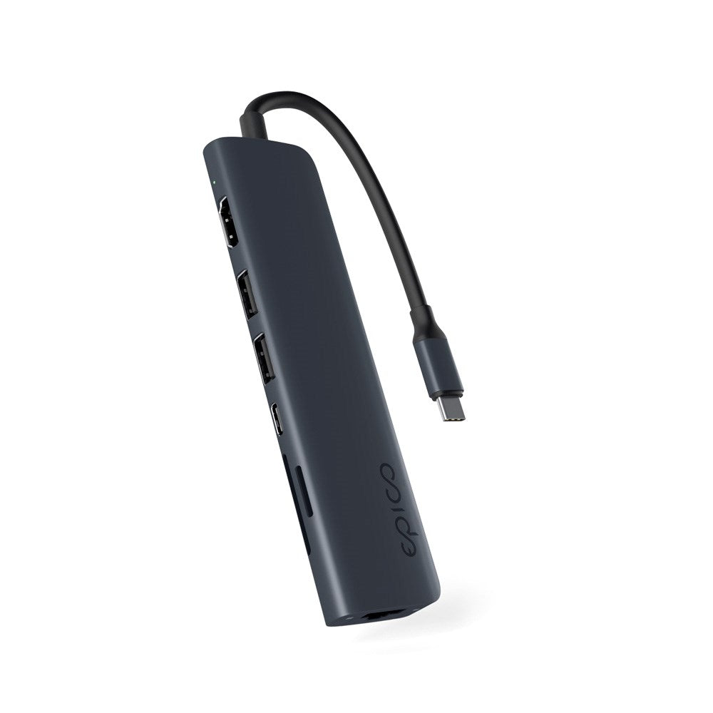 Epico 7-i-1 Multimedia Hub 8K - Midnight