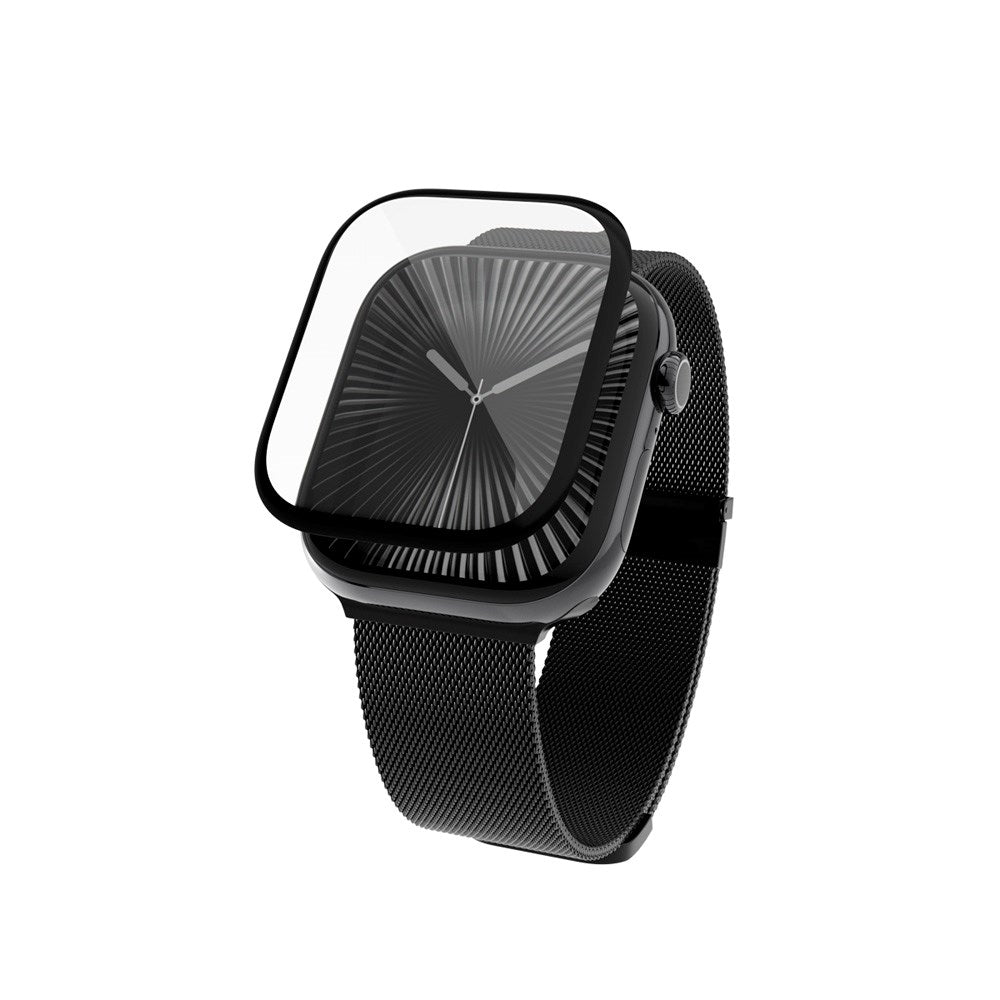 Apple Watch 11 / 10 (42mm) Epico SlimCeramic 3D Glass m. Installasjonsverktøy - Gjennomsiktig