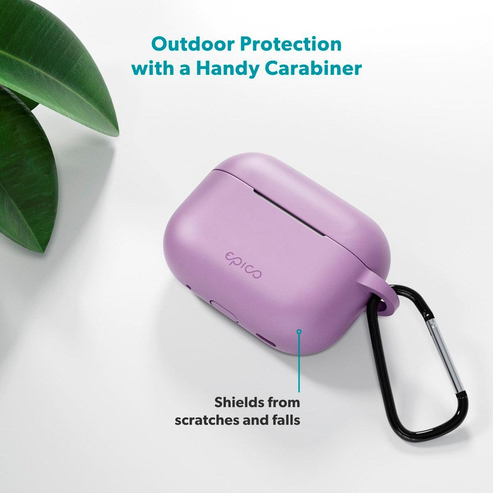 Apple AirPods Pro (3. gen.) Epico Outdoor Silicone Deksel - Lilla
