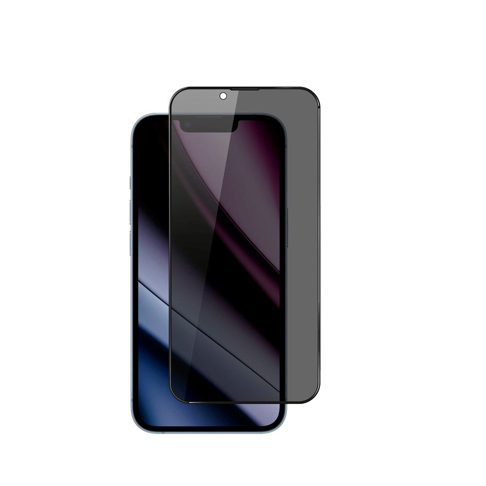 iPhone 15 Pro Max Epico Privacy Glass 3D Skjermbeskyttelsesglass m. Monteringsramme - Gjennomsiktig