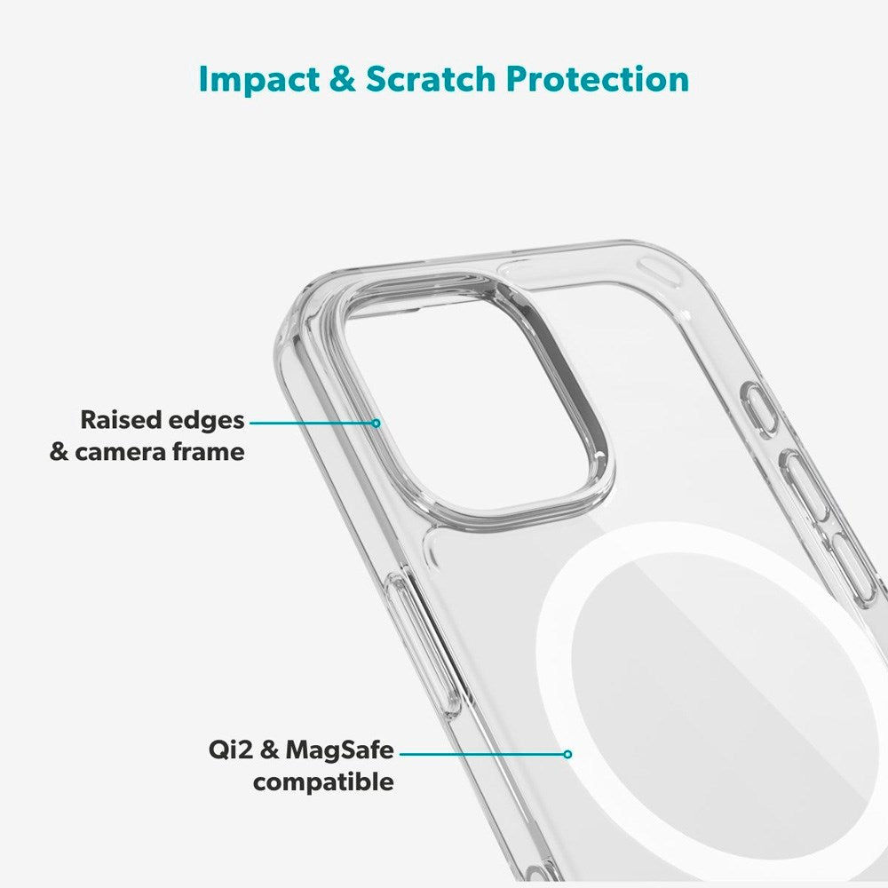 iPhone 17 Epico Beskyttelsessett - MagSafe Deksel & Skjermbeskytter - Gjennomsiktig
