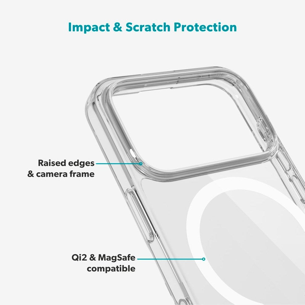 iPhone 17 Pro Epico Beskyttelsessett - MagSafe Deksel & Skjermbeskytter - Gjennomsiktig