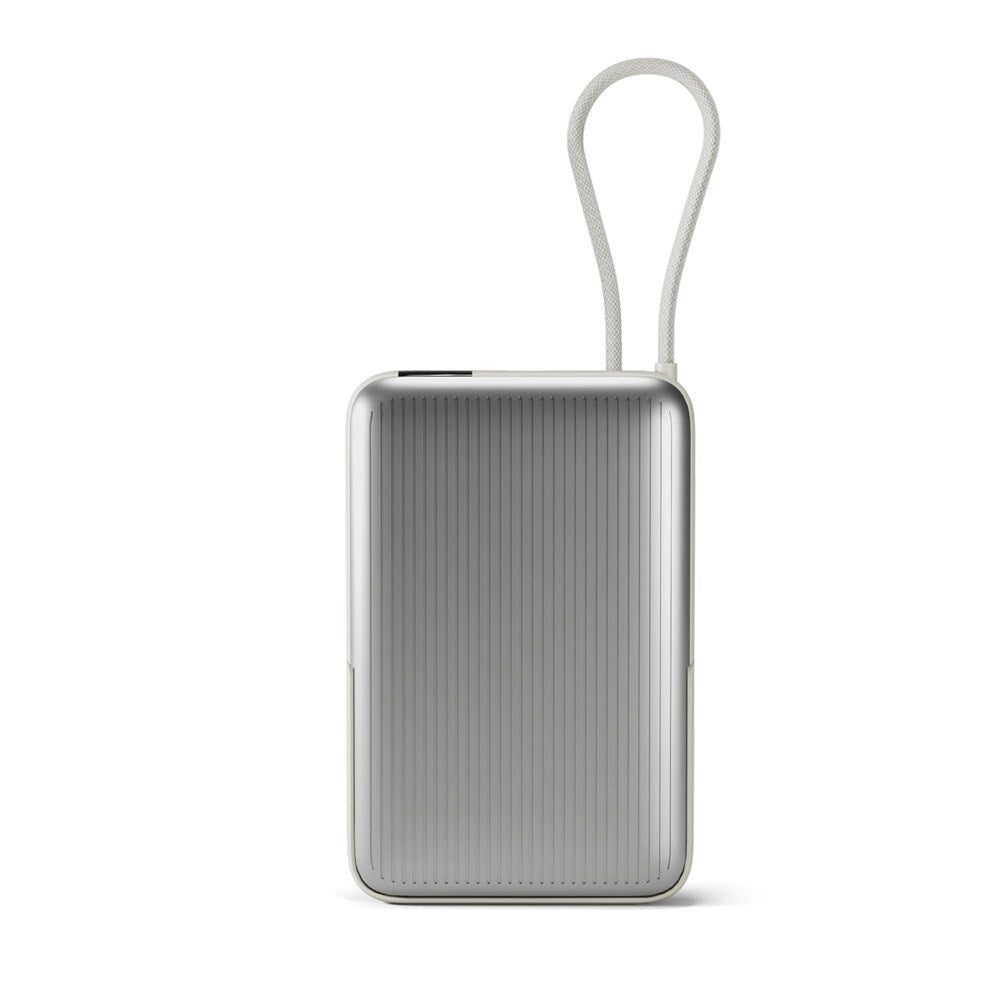 Epico UltraPack 22,5W Powerbank 10.000mAh med Uttrekkbar USB-C-Kabel – MagSafe / Qi2 Kompatibel - Grå