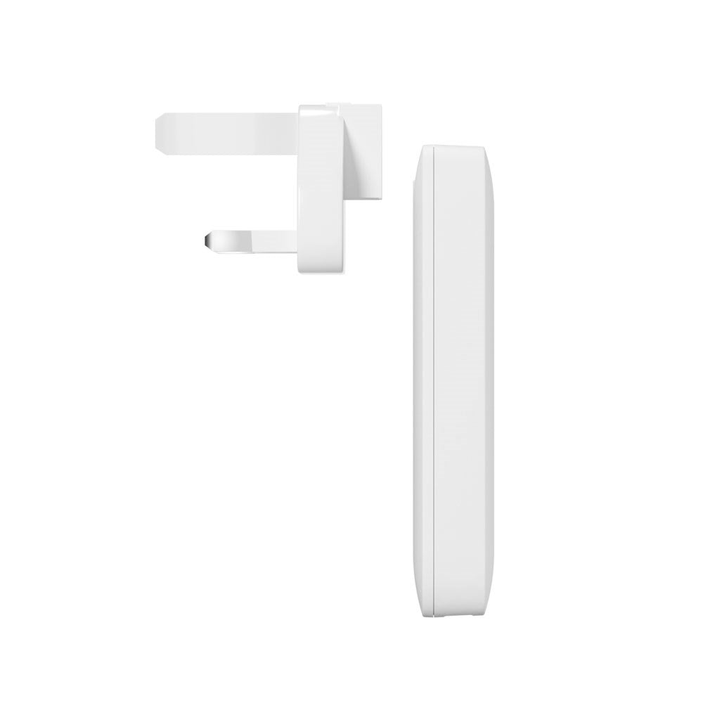 Epico Travel UltraBoost Flat 65W Vegglader m. 2 x USB-C & 1 x USB-A – Hvit