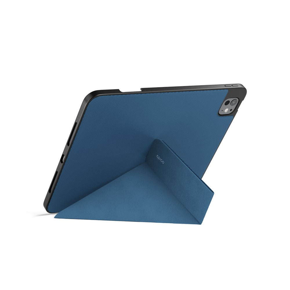 iPad Air 11-10.9" (2026-2020) / Pro 11" (2022-2018) Epico SolidWoven Flip Deksel - Blå