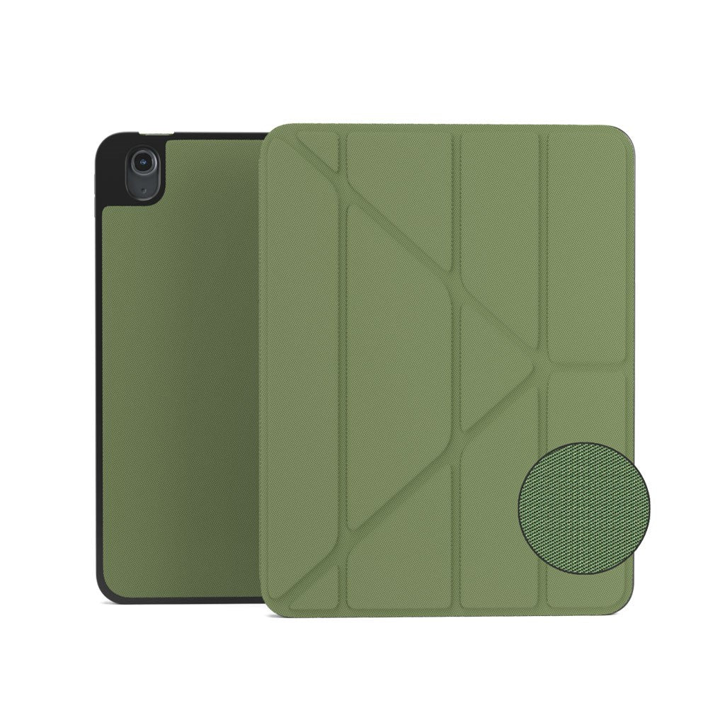 iPad 11" (2025) / 10.9" (2024 / 2022) Epico SolidWoven Flip Deksel - Grønn