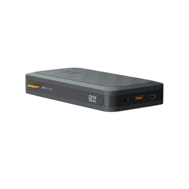 Xtorm 67W PowerBank m. 1x USB-A & 2x USB-C - 45.000 mAh - Svart