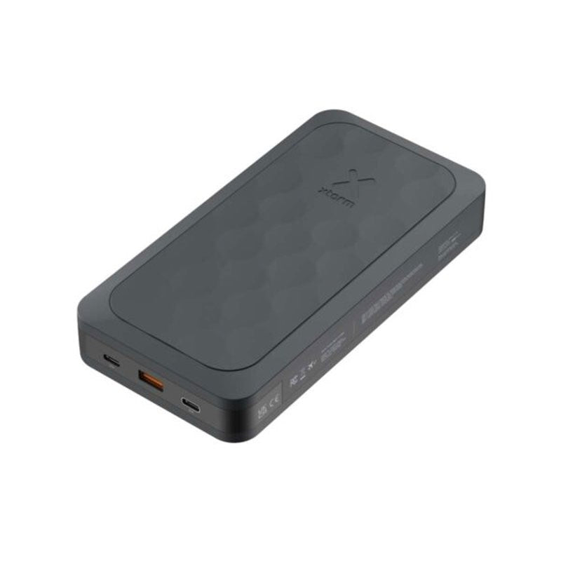 Xtorm 67W PowerBank m. 1x USB-A & 2x USB-C - 45.000 mAh - Svart