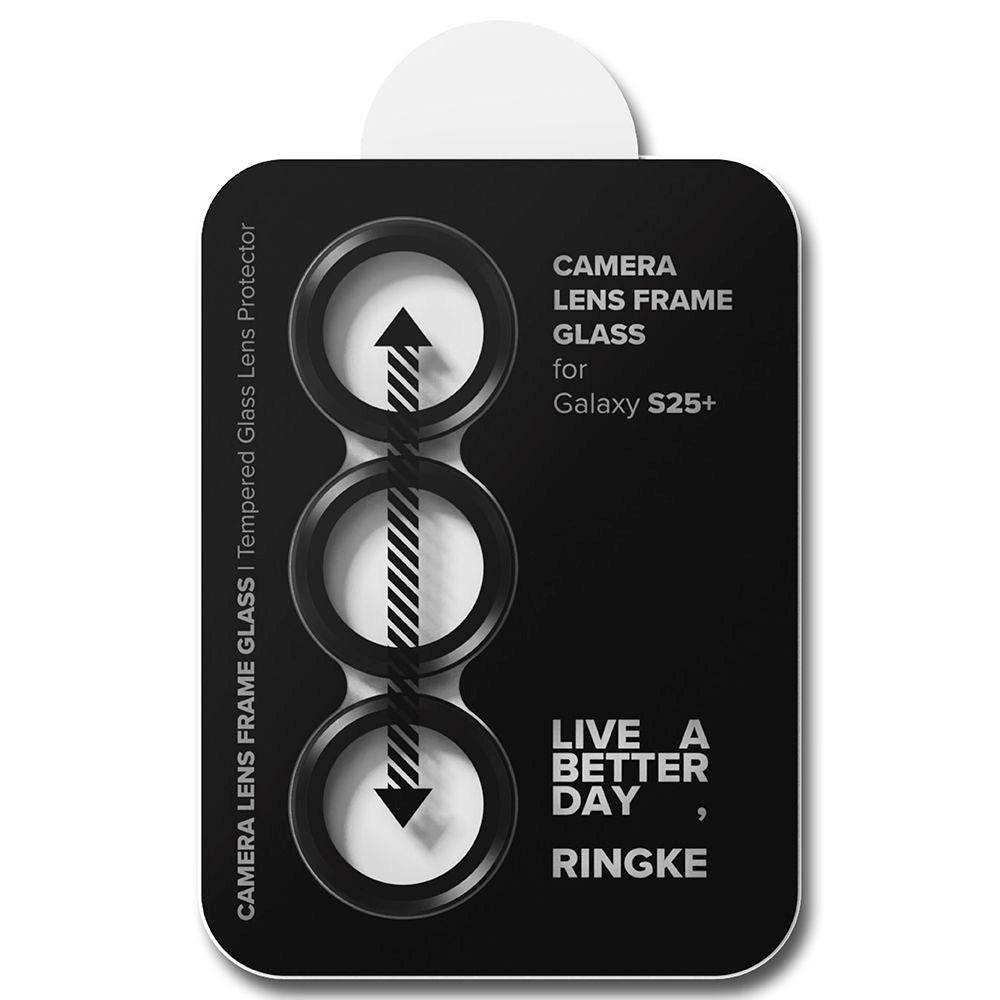 Samsung Galaxy S25+ (Plus) - Ringke Kameralinsebeskyttelsesglass - 2 stk - Svart
