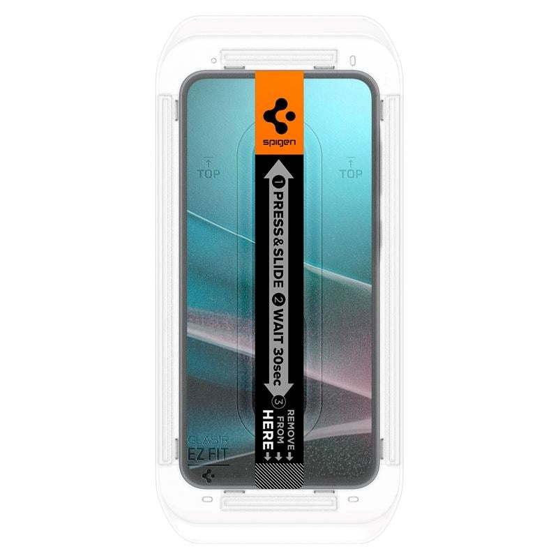 Samsung Galaxy A37/A36 (5G) Spigen EZ Fit Glass tR Skjermbeskyttelse - 2 stk - Case Friendly - Gjennomsiktig
