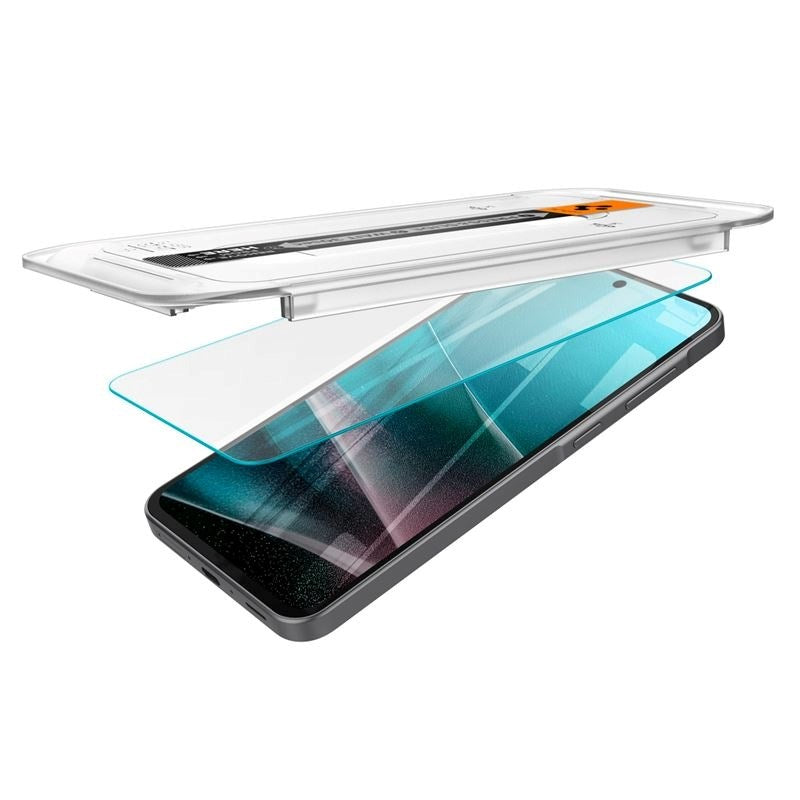 Samsung Galaxy A37/A36 (5G) Spigen EZ Fit Glass tR Skjermbeskyttelse - 2 stk - Case Friendly - Gjennomsiktig