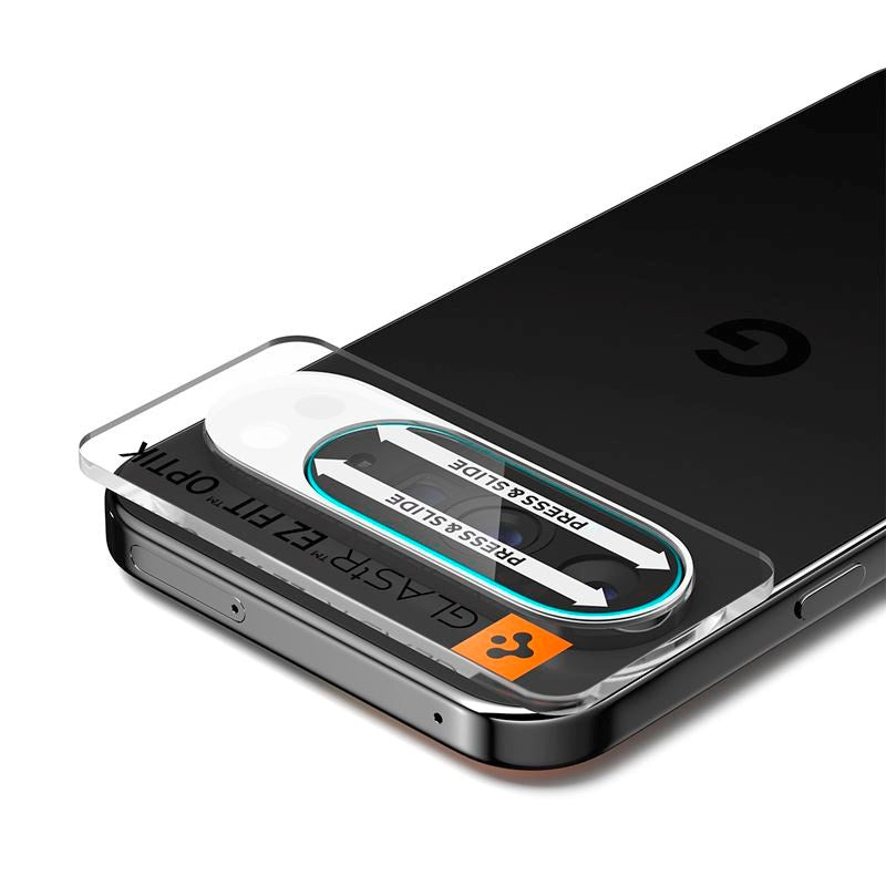 Google Pixel 10 Pro XL Spigen Glass tR EZ Fit Optik Kameralinsebeskyttelsesglass - 2 stk - Gjennomsiktig