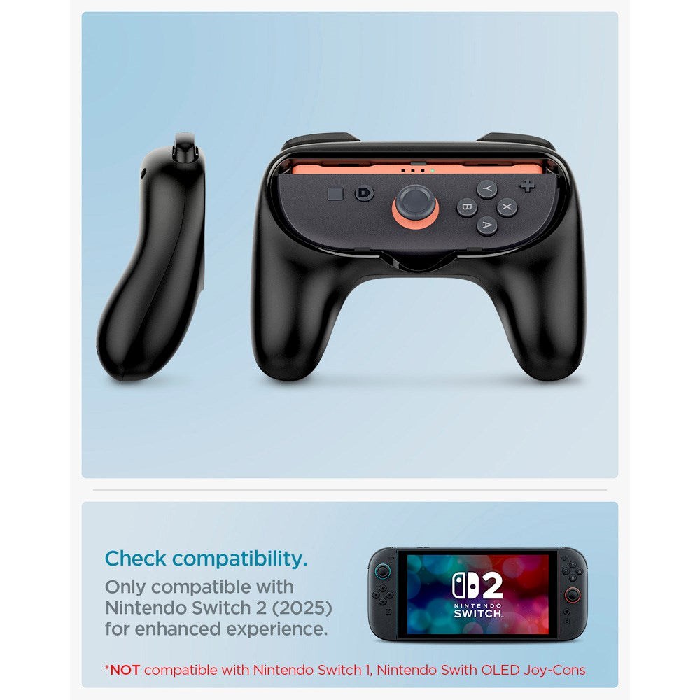 Nintendo Switch 2 Spigen Joy Con Grip - 2 stk - Svart
