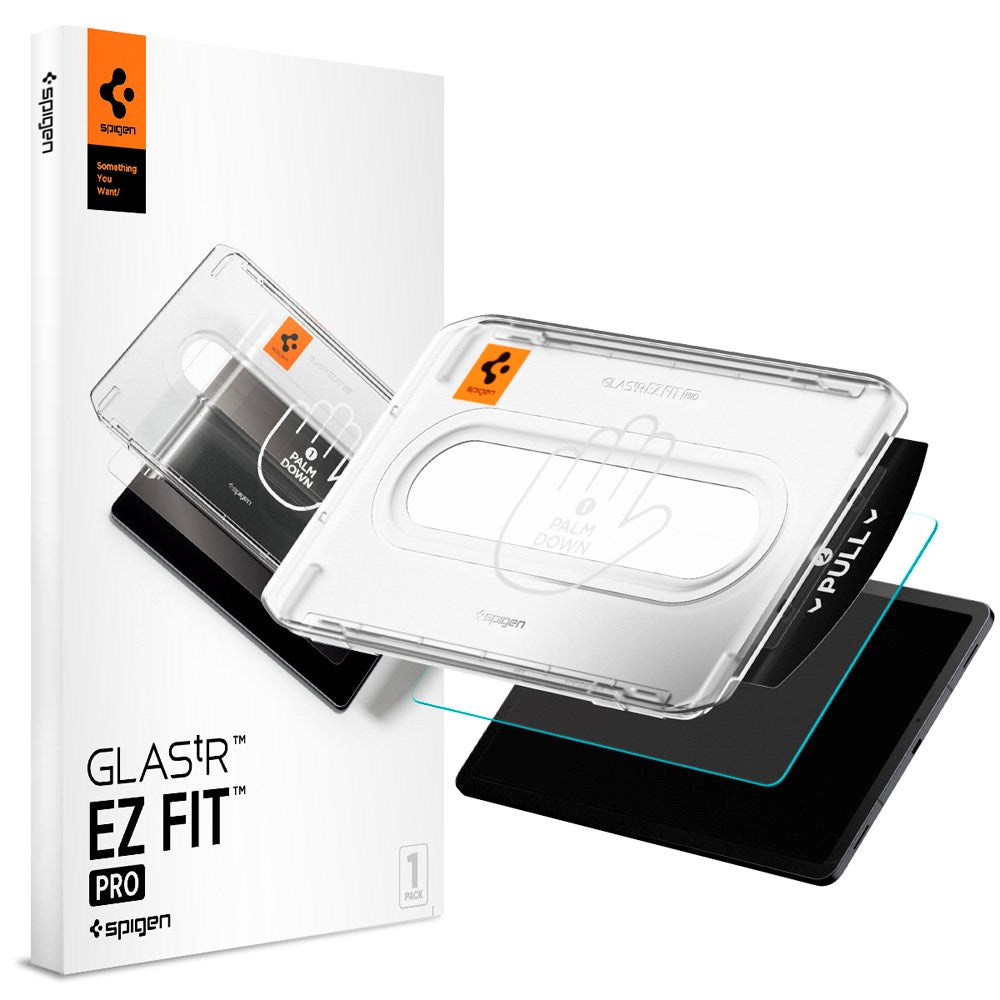Samsung Galaxy Tab S11 Spigen Glass tR EZ Fit Pro Skjermbeskyttelsesglass m. Installasjonsramme - Gjennomsiktig