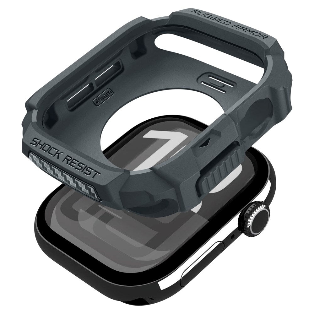 Apple Watch 11 / 10 (46mm) Spigen Rugged Armor 2 Deksel - Grå