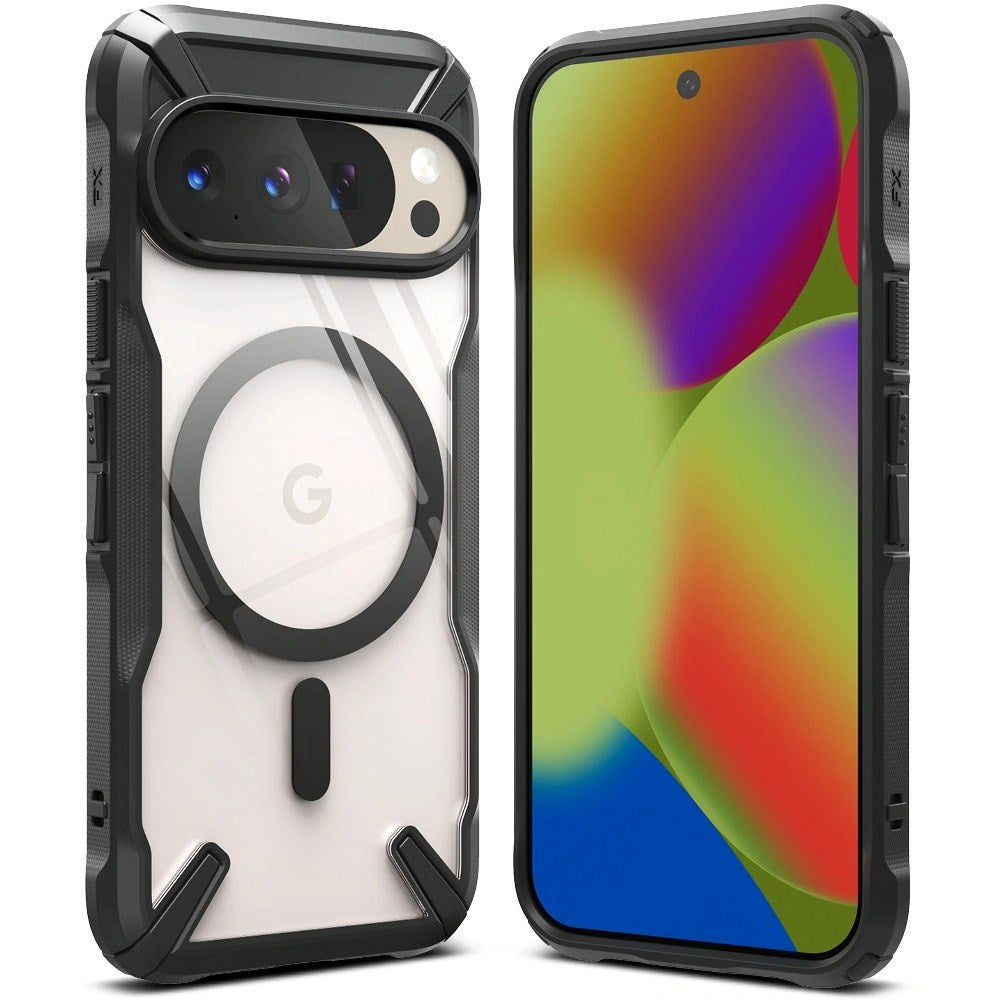 Google Pixel 10 / 10 Pro Ringke Fusion X Deksel - MagSafe Kompatibel - Svart / Gjennomsiktig