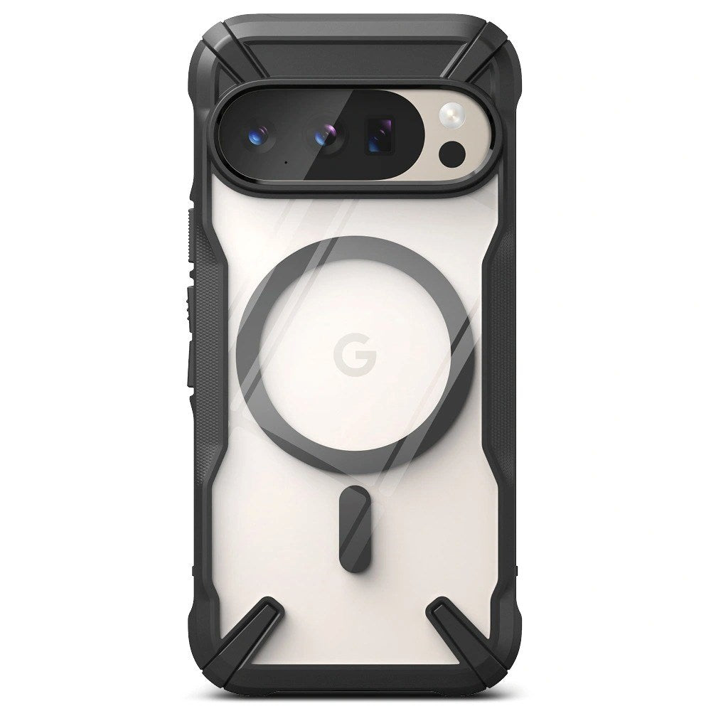 Google Pixel 10 / 10 Pro Ringke Fusion X Deksel - MagSafe Kompatibel - Svart / Gjennomsiktig