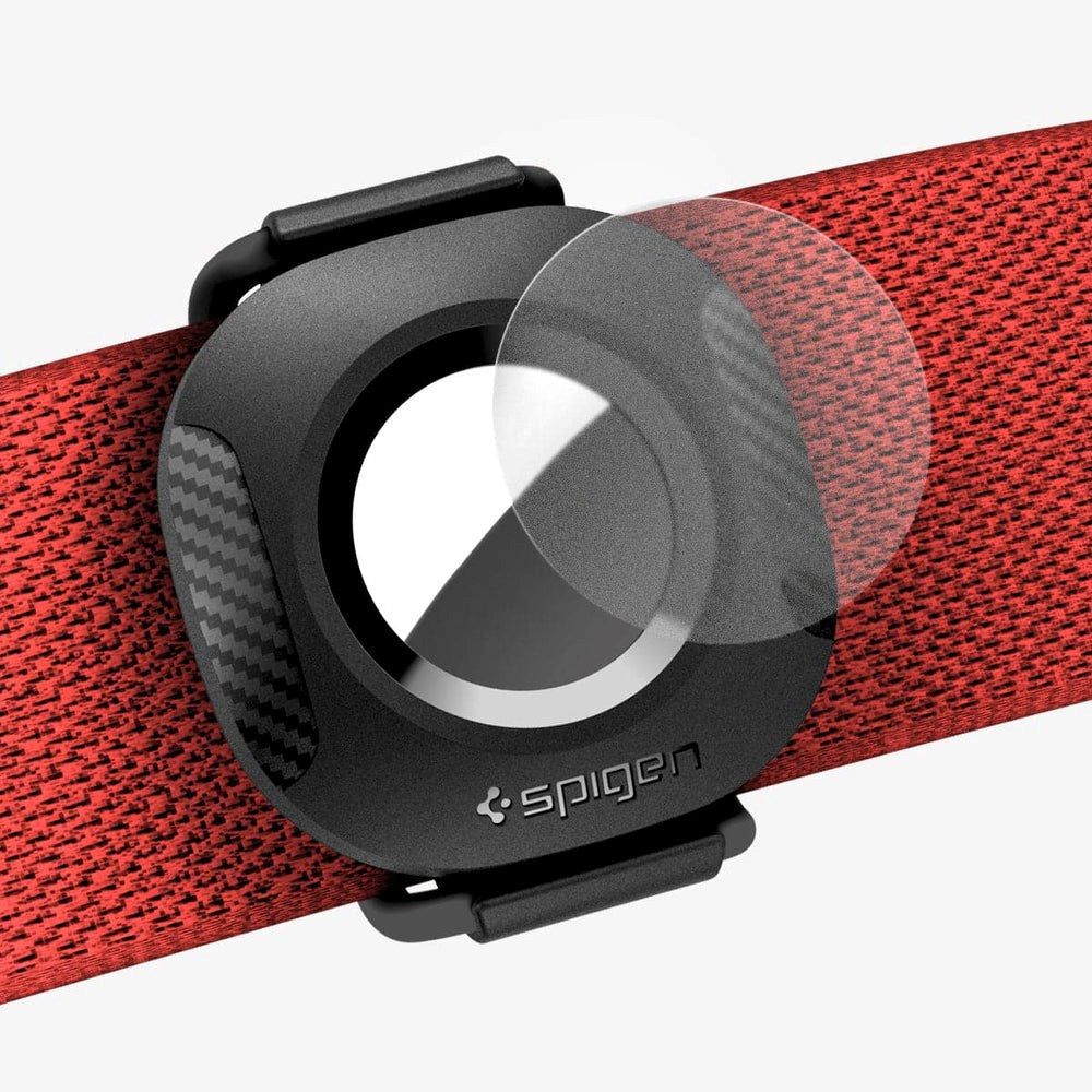 Spigen ComforTag AirTag 1. & 2. Gen. Dekselfor Kjæledyrhalsbånd - Svart