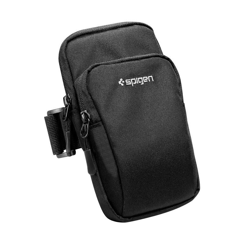 Spigen Vannavstøtende Dynamic Shield Løpearmbånd (Maks. Mobil: 195 x 113mm) - Svart
