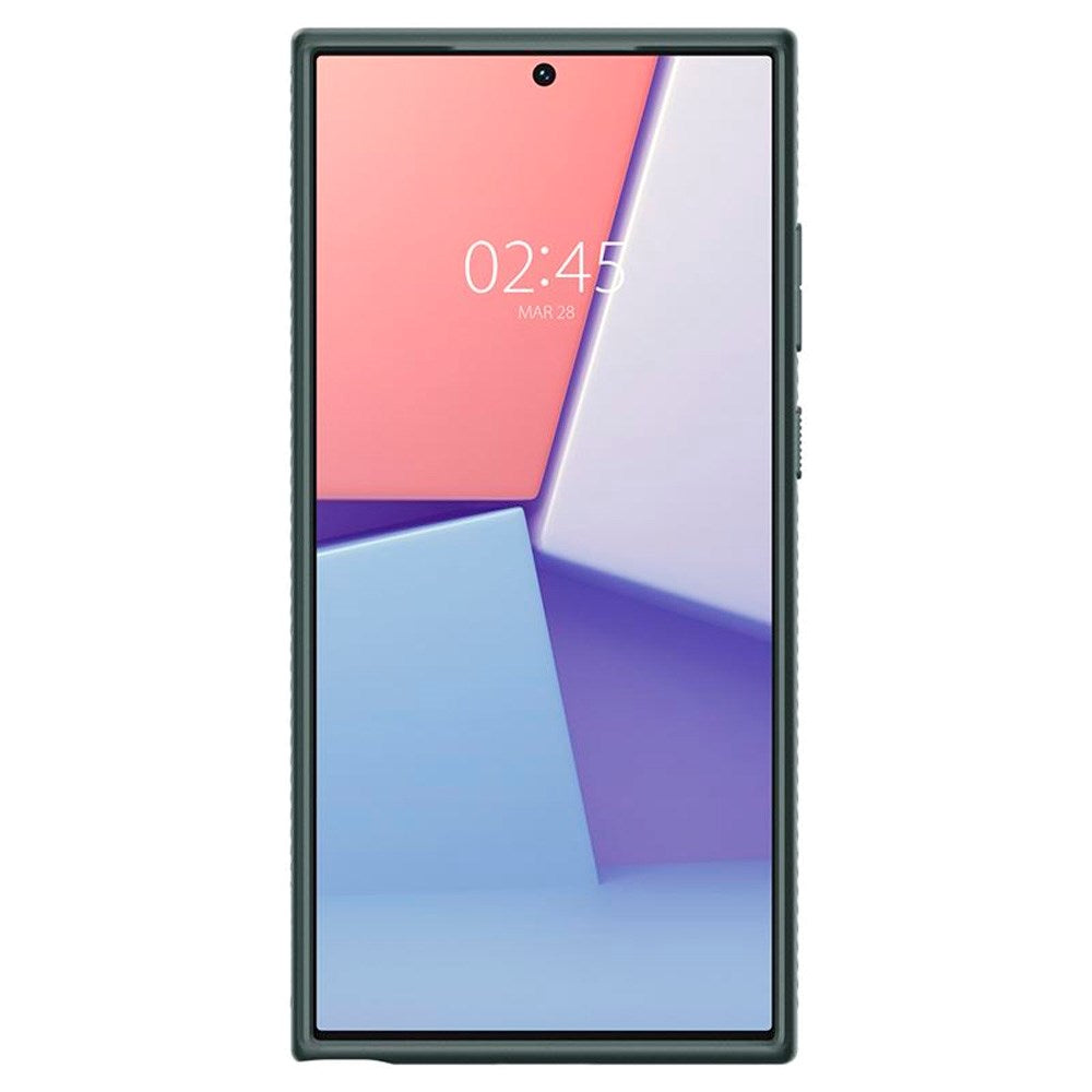 Samsung Galaxy S23 Ultra Spigen Liquid Air - Fleksibelt Plast Deksel - Grønn