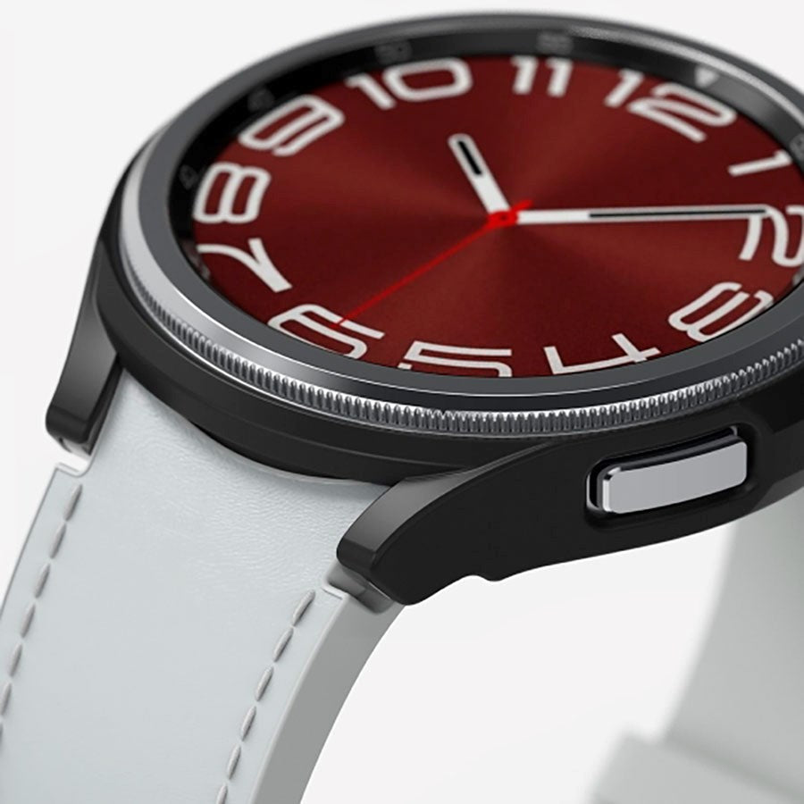 Ringke Samsung Galaxy Watch 6 Classic (47mm) Slim Deksel 2 stk. - Gjennomsiktig og Svart