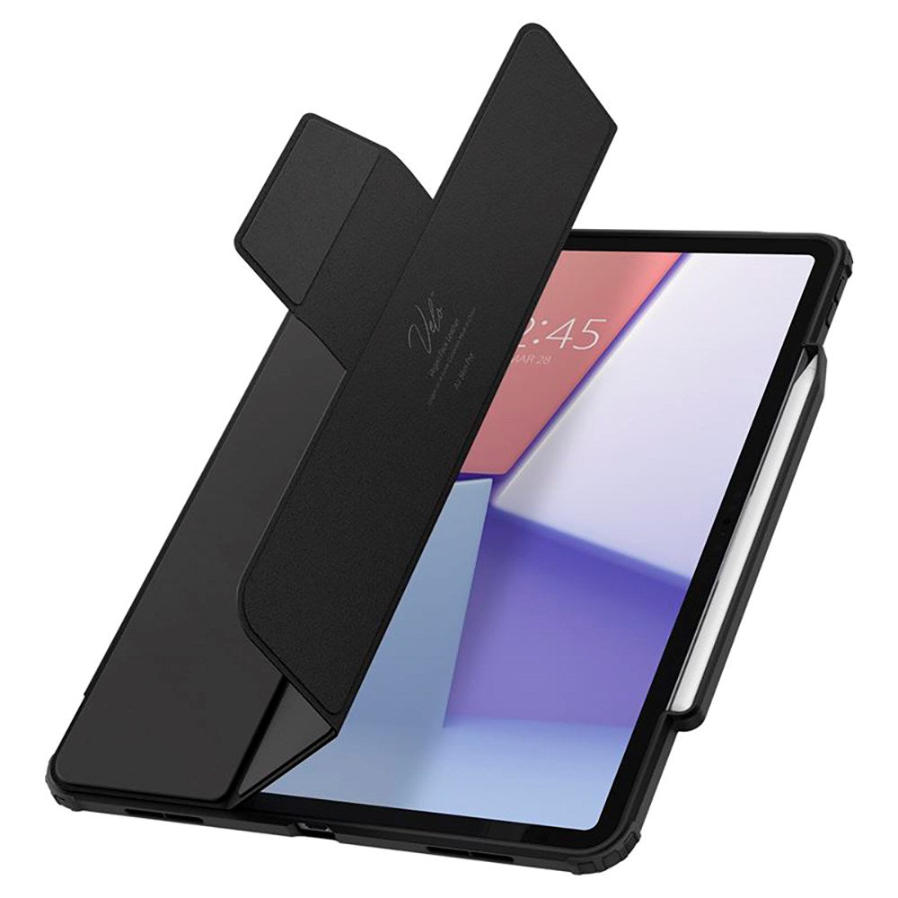iPad Air 13" (2026 / 2025 / 2024) Spigen Air Skin Pro Skinn Flip Deksel - Svart