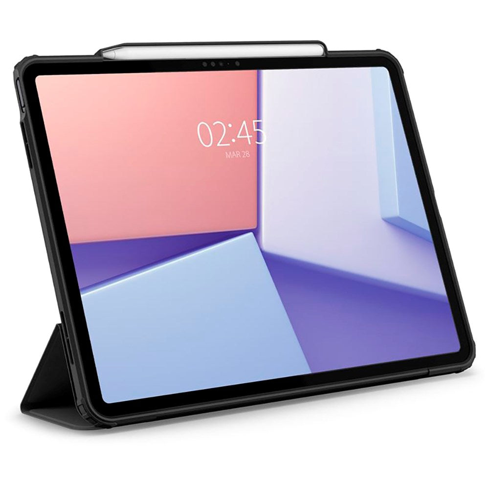 iPad Air 13" (2026 / 2025 / 2024) Spigen Air Skin Pro Skinn Flip Deksel - Svart